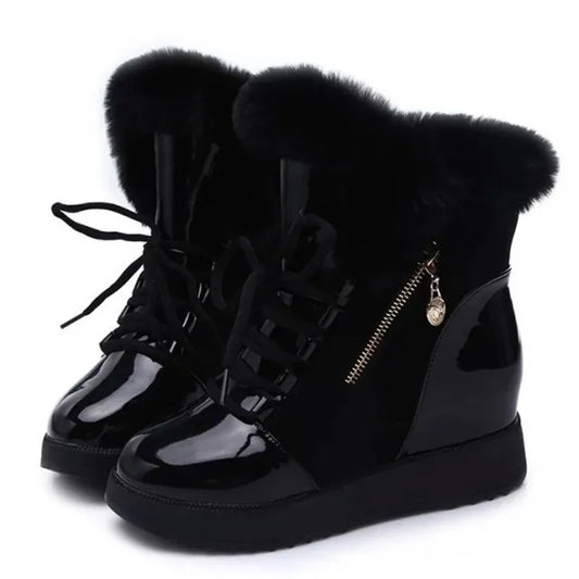 Women Platform Winter Snow Boots w/ Thick Fur